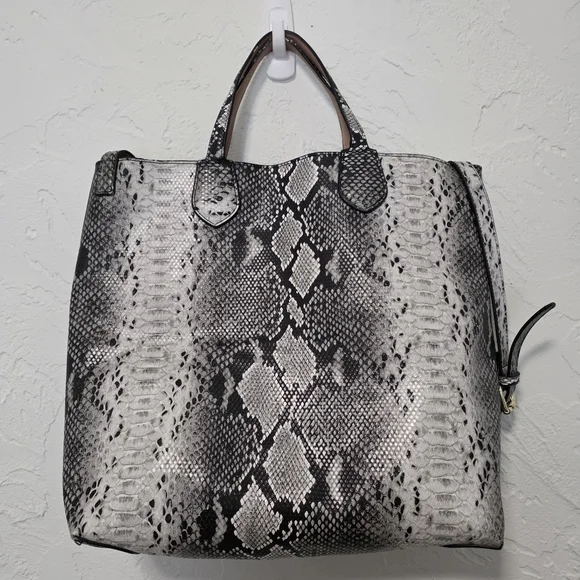 Jules Kae Urban Outfitters Snakeskin Tote Bag - Picture 3 of 12